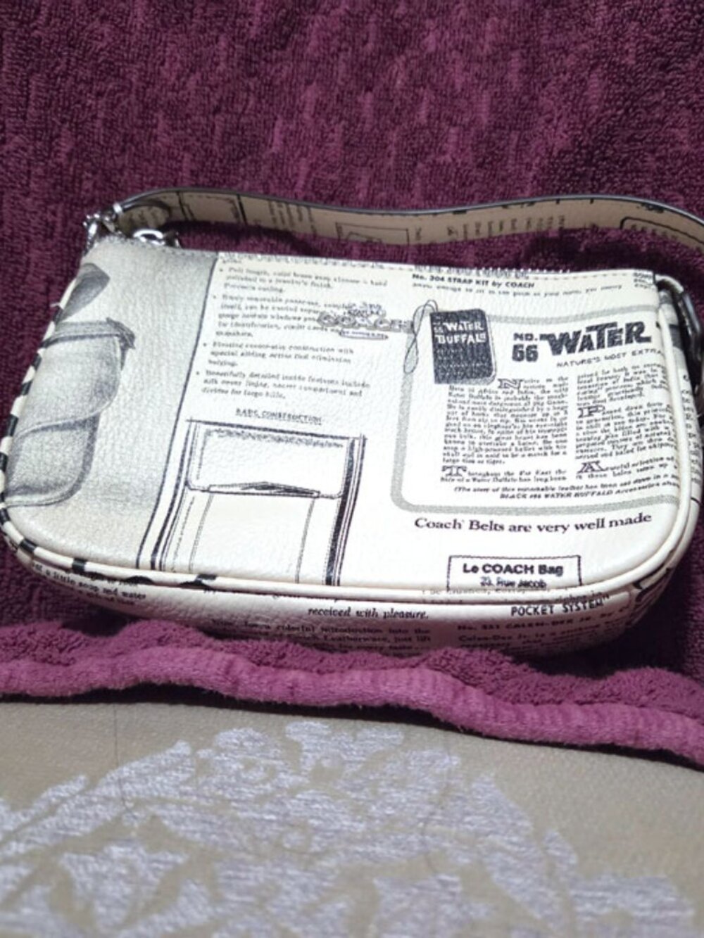 Coach Nolita 19 Newsprint Bag - Like New